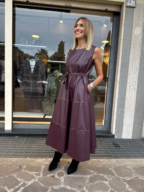 Abito Raffaella Bordeaux
