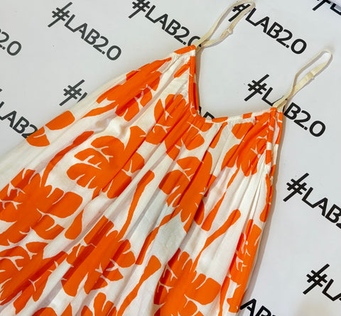 Abito Boho Orange