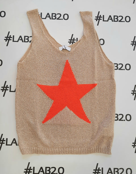 Canottiera Star lurex