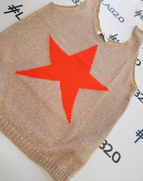 Canottiera Star lurex