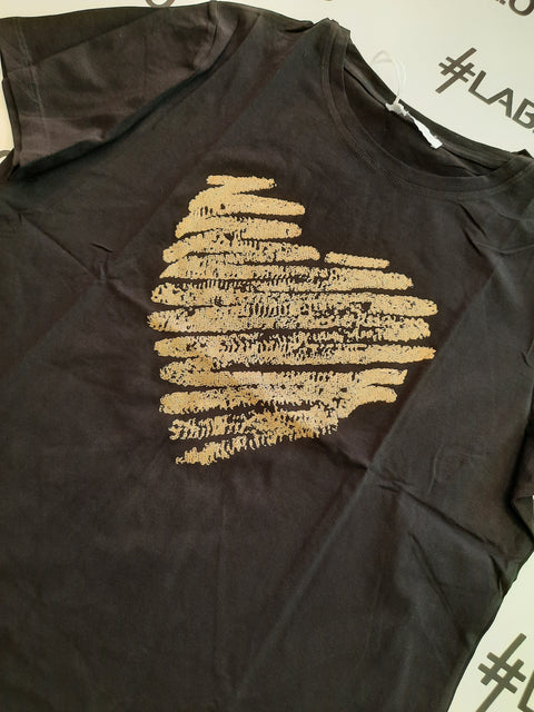 T-shirt love gold