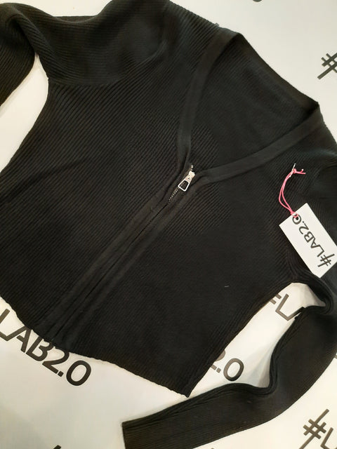 Maglioncino Zip Nero