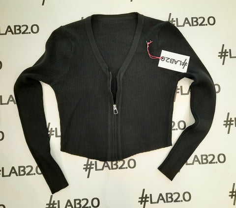 Maglioncino Zip Nero