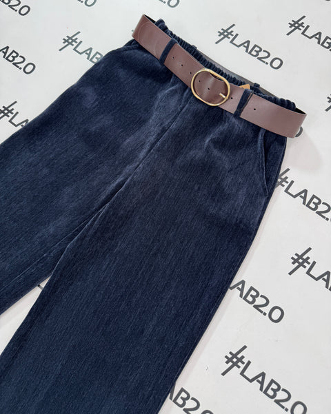 Pantalone Velvet Blu