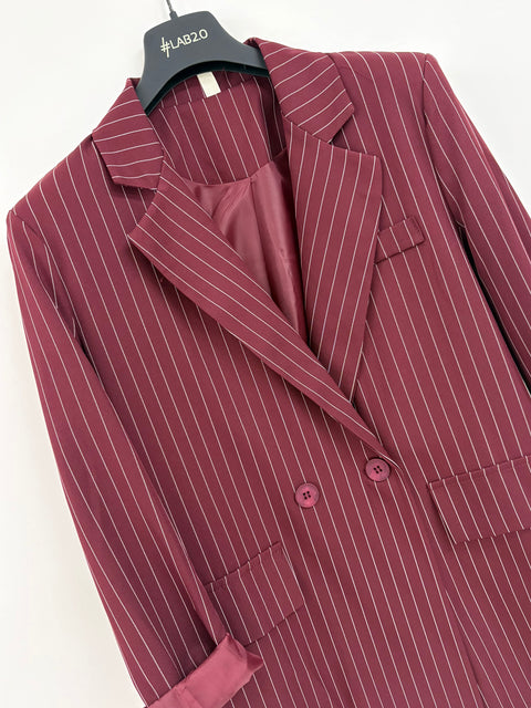 Blazer Ginevra Jess Bordeaux