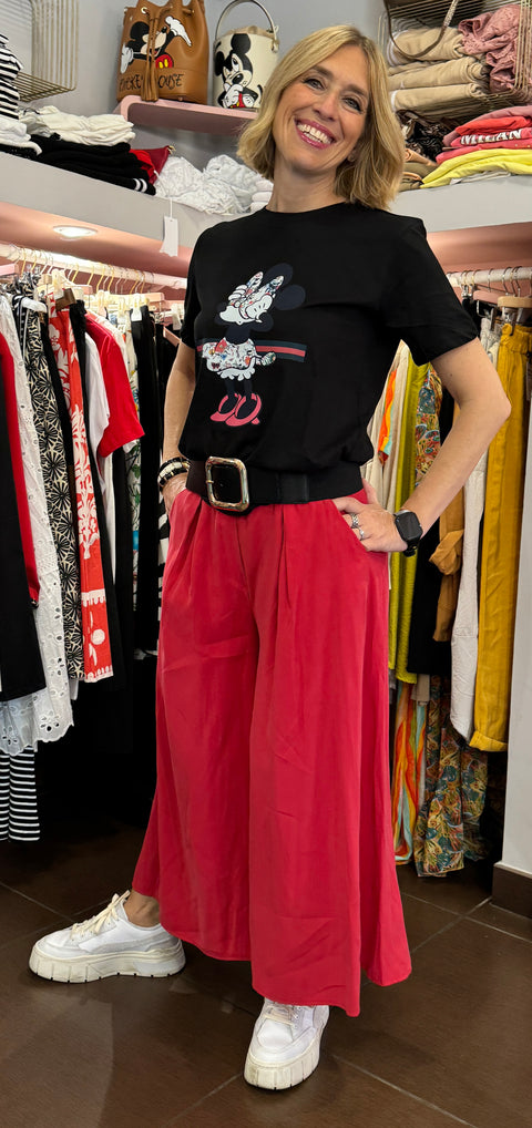 T-shirt Minnie Fashion Nera