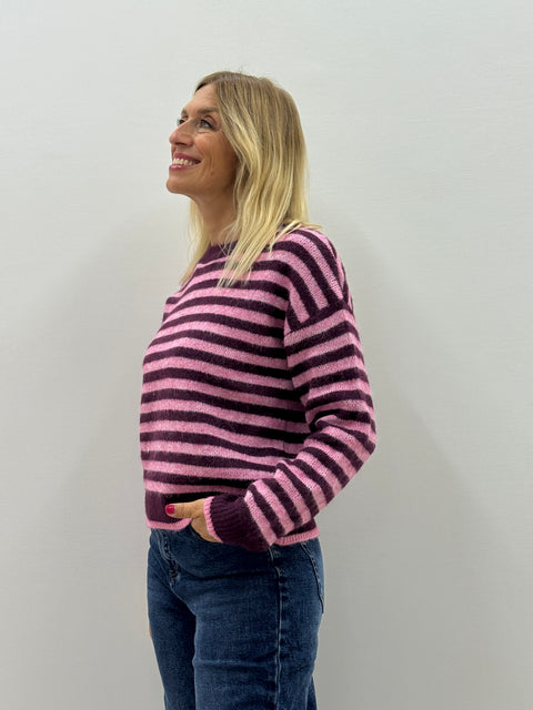 Maglione Week Rosa