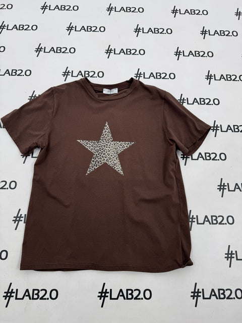 T-Shirt Star Marrone