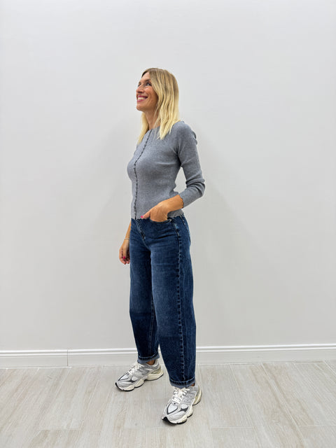 Cardigan Alma Grigio