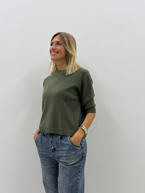 Maglioncino Audrey Militare