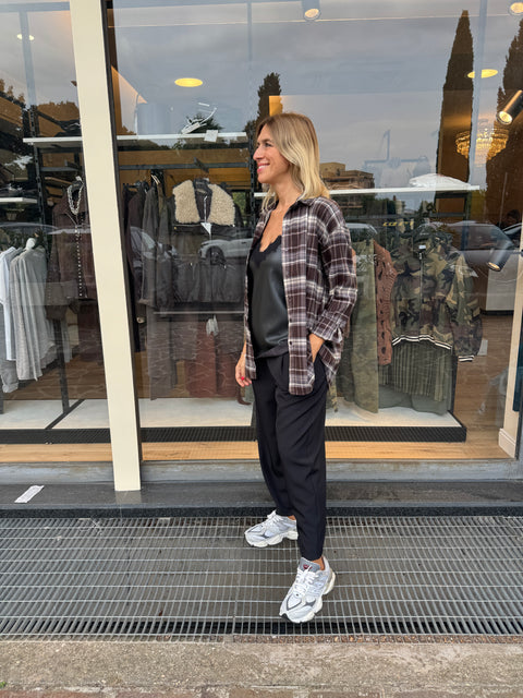 Camicia Enrica Marrone