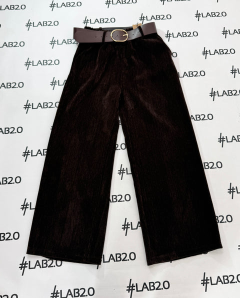 Pantalone Velvet Marrone