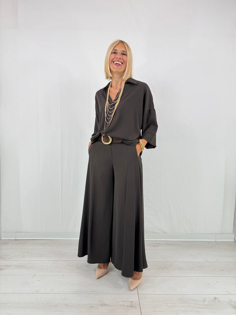 Pantalone Kelly Marrone