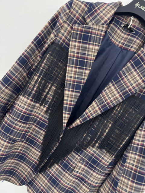 Blazer Fringe Blu