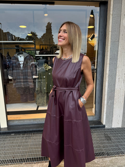 Abito Raffaella Bordeaux