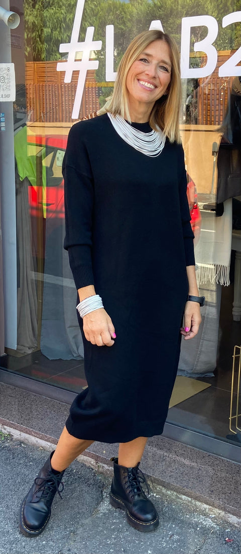 Abito Maglia Black