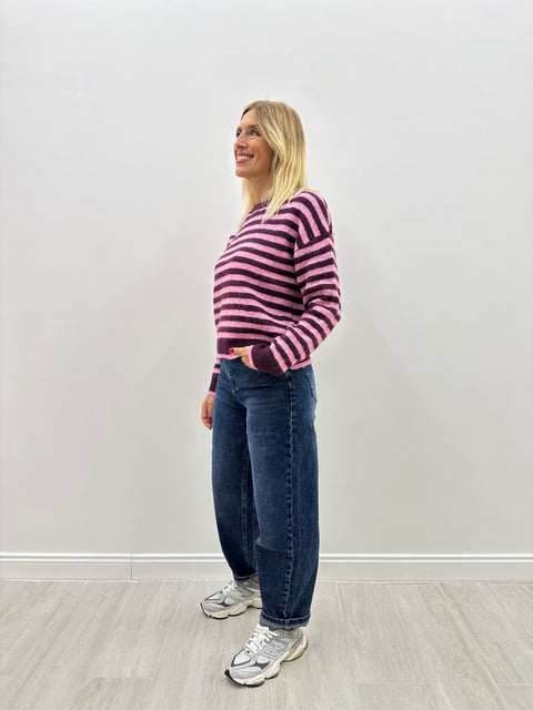 Maglione Week Rosa
