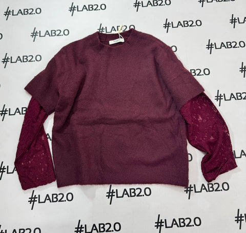 Maglioncino Maddalena Bordeaux