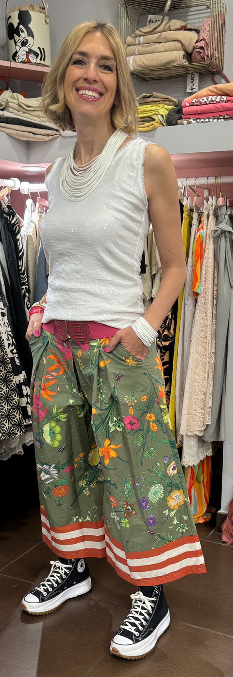 Gonna-pantalone Phil Verde