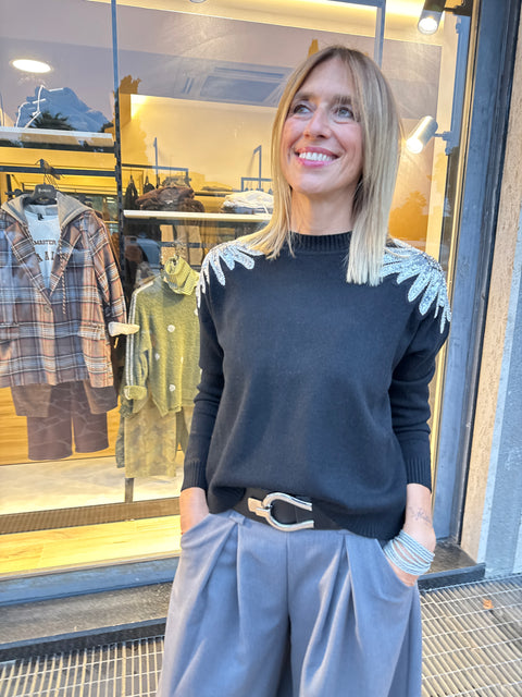 Maglioncino Giovanna Nero