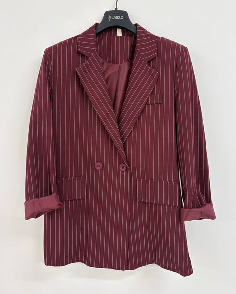 Blazer Ginevra Jess Bordeaux