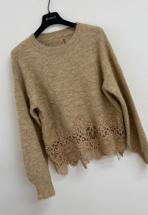 Maglione Donatella Beige