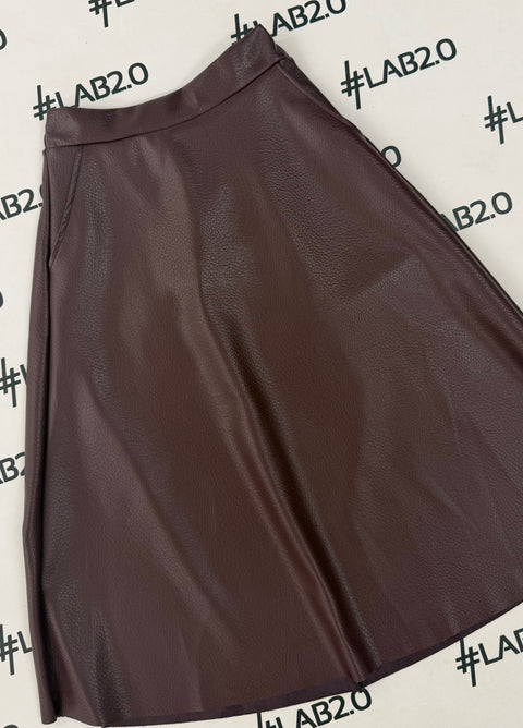 Shirin Burgundy Skirt