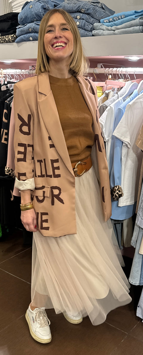 Blazer Amelia Beige