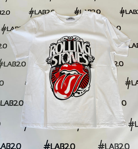 T-Shirt Rolling Bianca