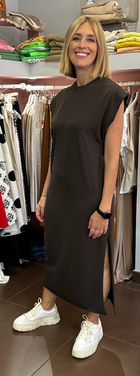 Abito Cotton Marrone