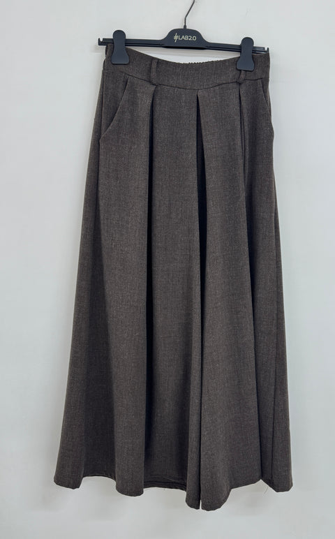Panta-gonna Laura Melange Marrone