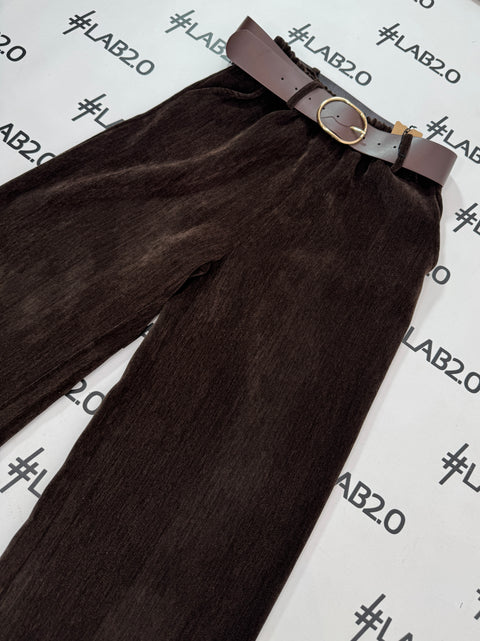 Pantalone Velvet Marrone