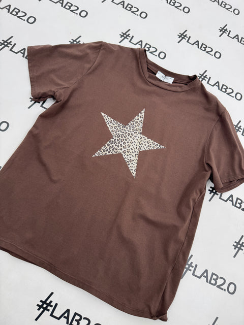 T-Shirt Star Marrone