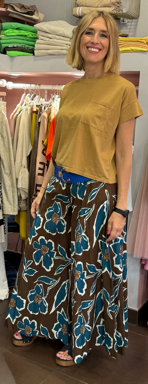 Gonna-pantalone Terry Blue