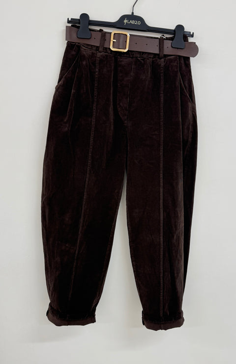 Pantalone Carla Marrone