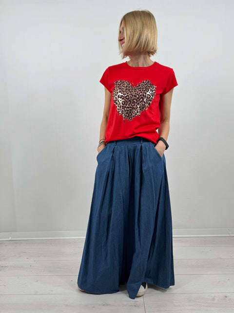 T-Shirt Vallie Rossa