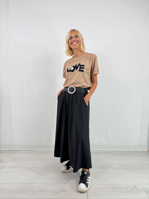 T-shirt Molly Camel Delavè