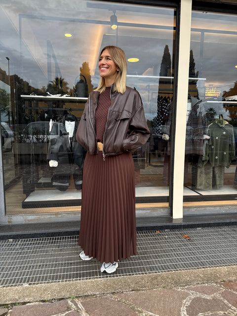 Bomber Brenda Marrone