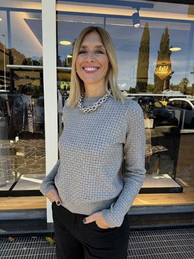 Maglioncino Miuccia Grigio