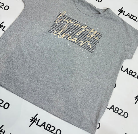 T-Shirt Doina Grigia