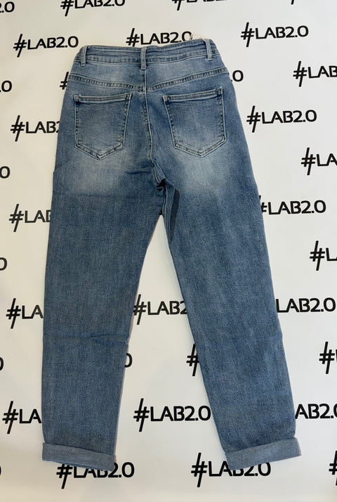 Jeans Bottons Blue