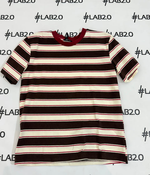 T-shirt Stripes Marrone