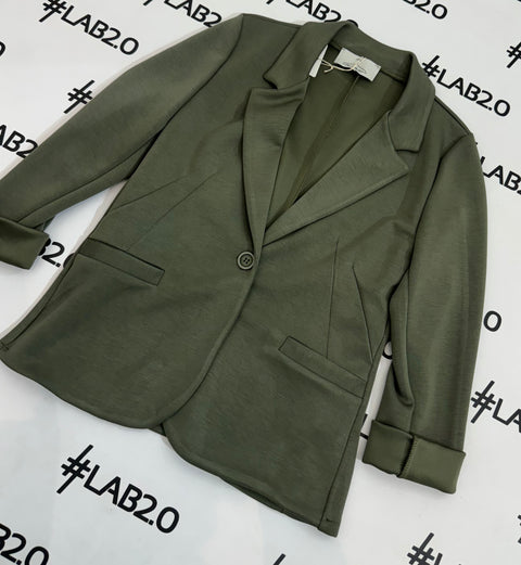 Ambra Military Green Blazer