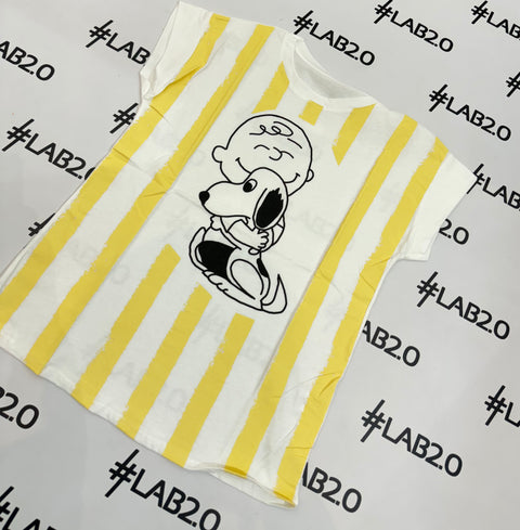 T-shirt Snoopy Giallo