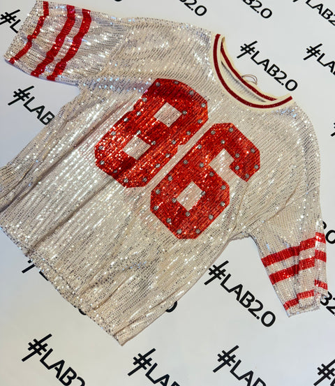 T-shirt Number Red