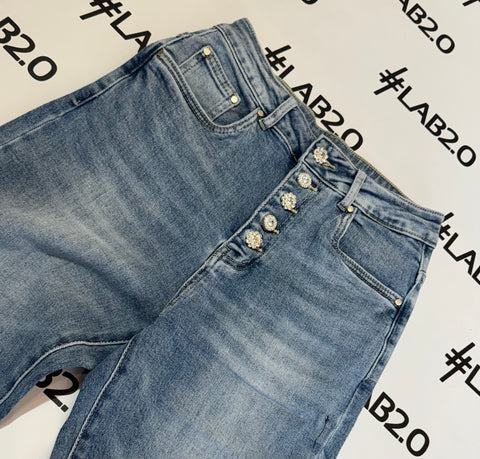 Jeans Bottons Blue