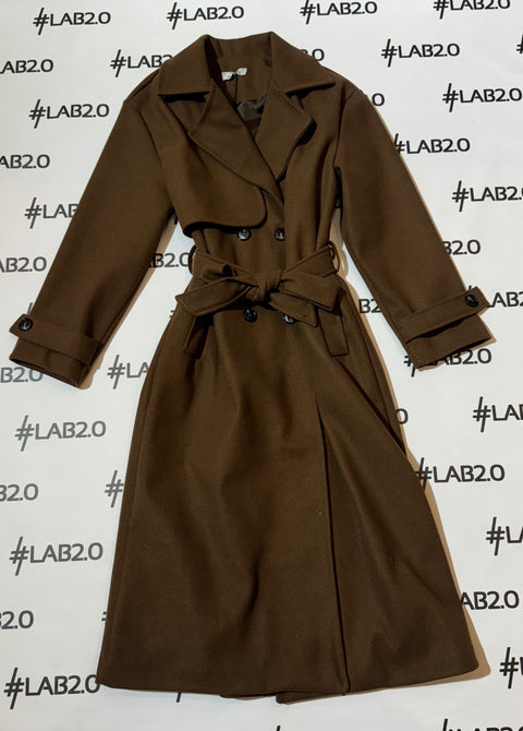 Cappotto Charlotte Marrone