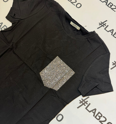 T-shirt Tasca Strass