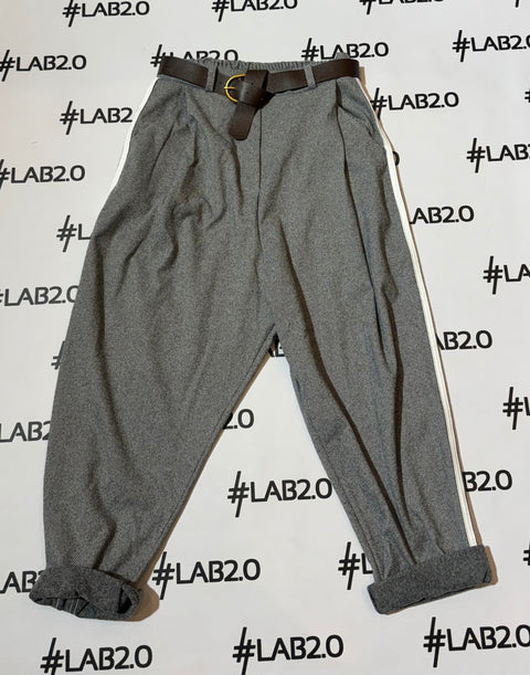 Pantalone Liberty Spinato Grigio