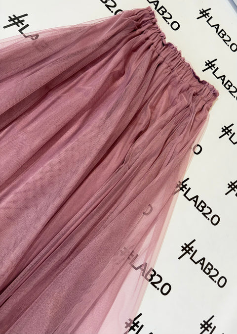 Gonna tulle malva